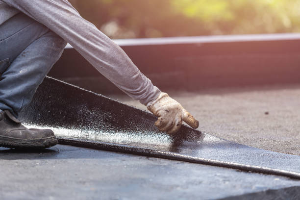 Professional Waterproofing technician working in Avoca, PA